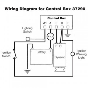 regulator lucas voltage dynamo box control wiring diagram rb106 12v volt connections holden screw kubota classic reproduction gauge amp battery