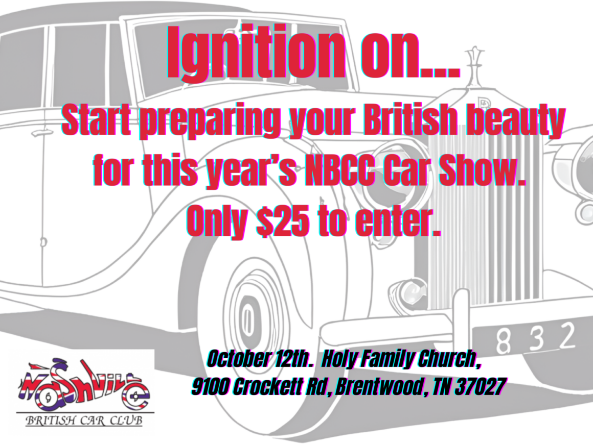 Nashville British Car Club Annual Show @ Holy Family Church