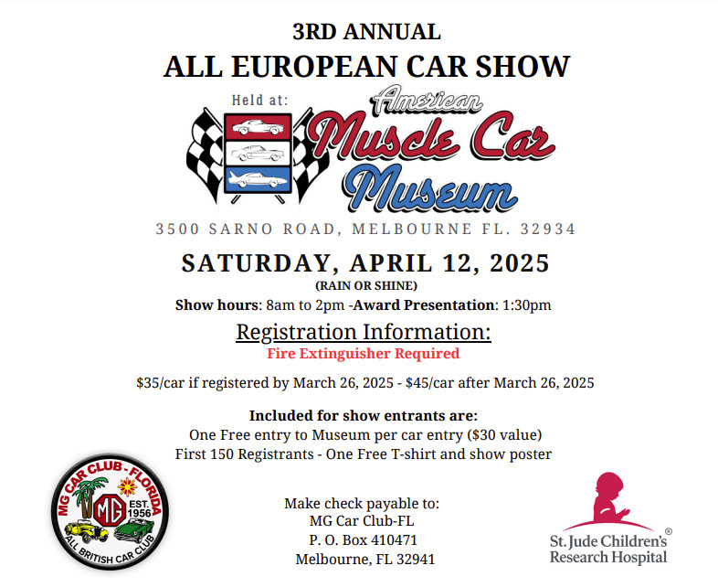 All European Car Show @ American Muscle Car Museum