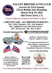 Clovis British Auto Roundup @ Old Town Clovis California
